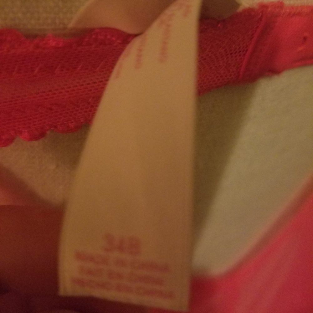 Victoria's Secret Pink/Red Bustier with Black Bows - Picture 5 of 6